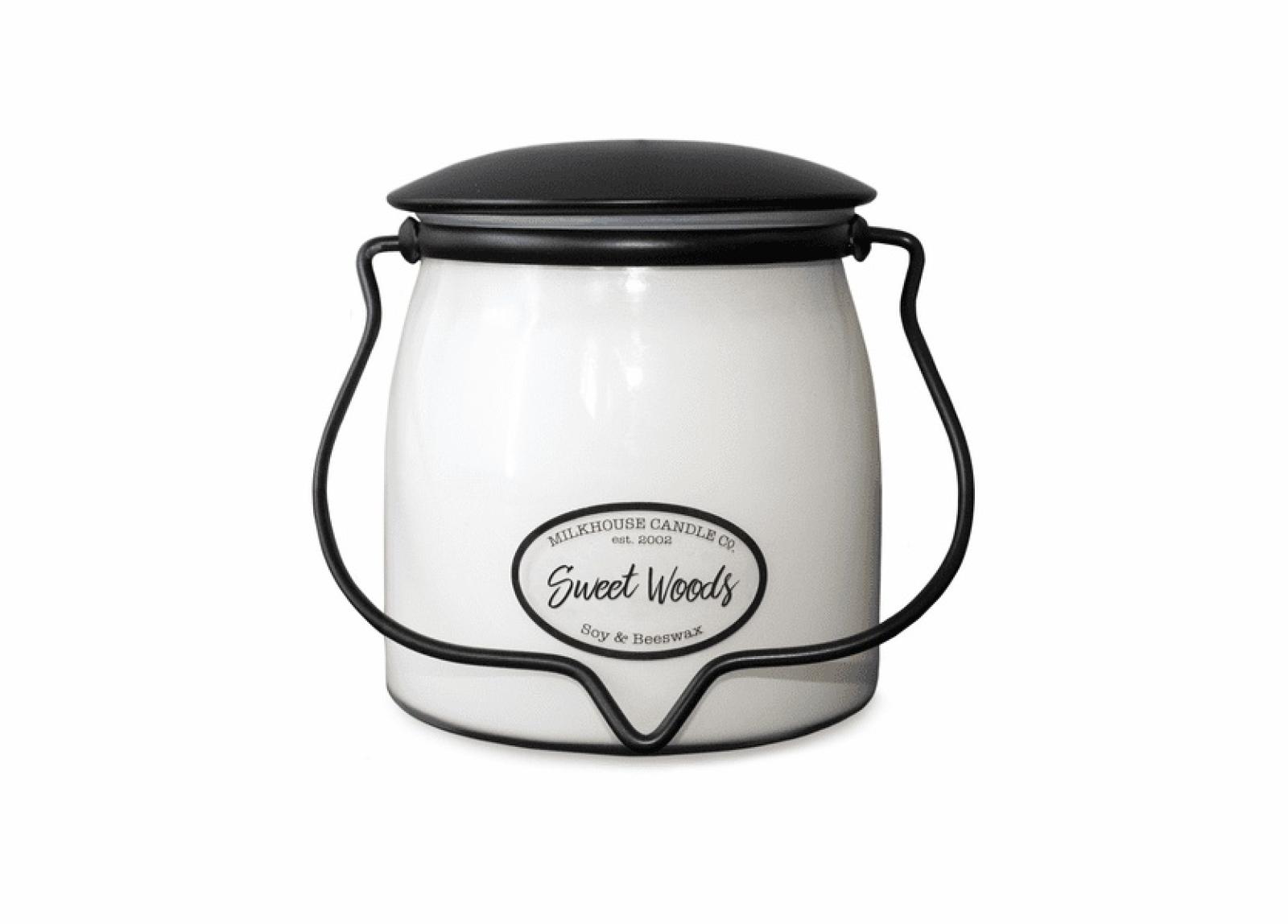 Milkhouse Sweet Woods Butter Jar Candle