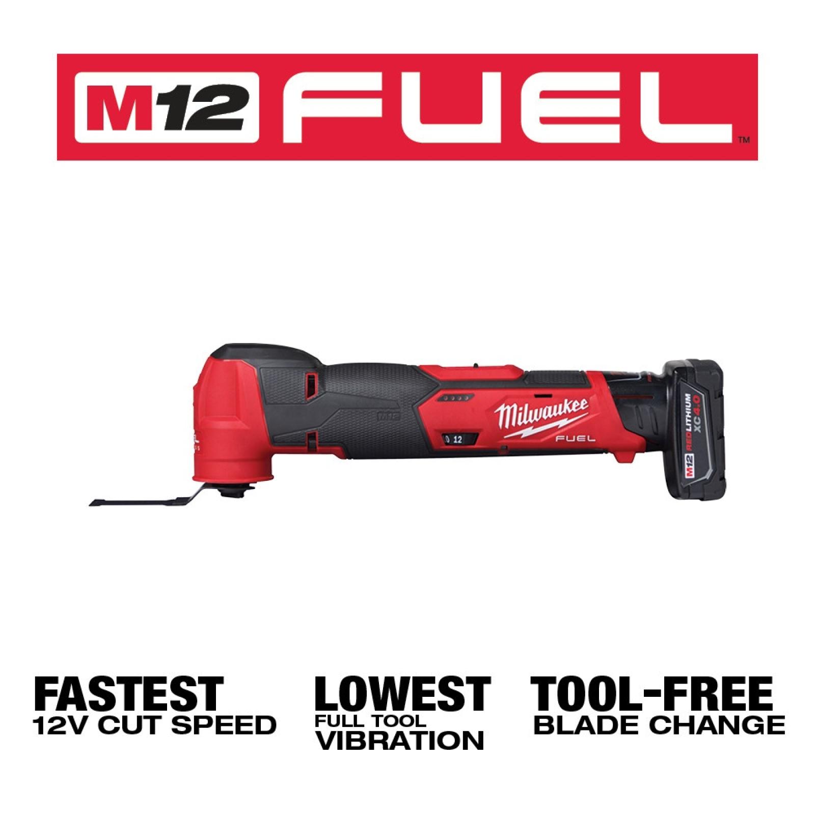 Milwaukee M12 Fuel Oscillating Multi-Tool Kit