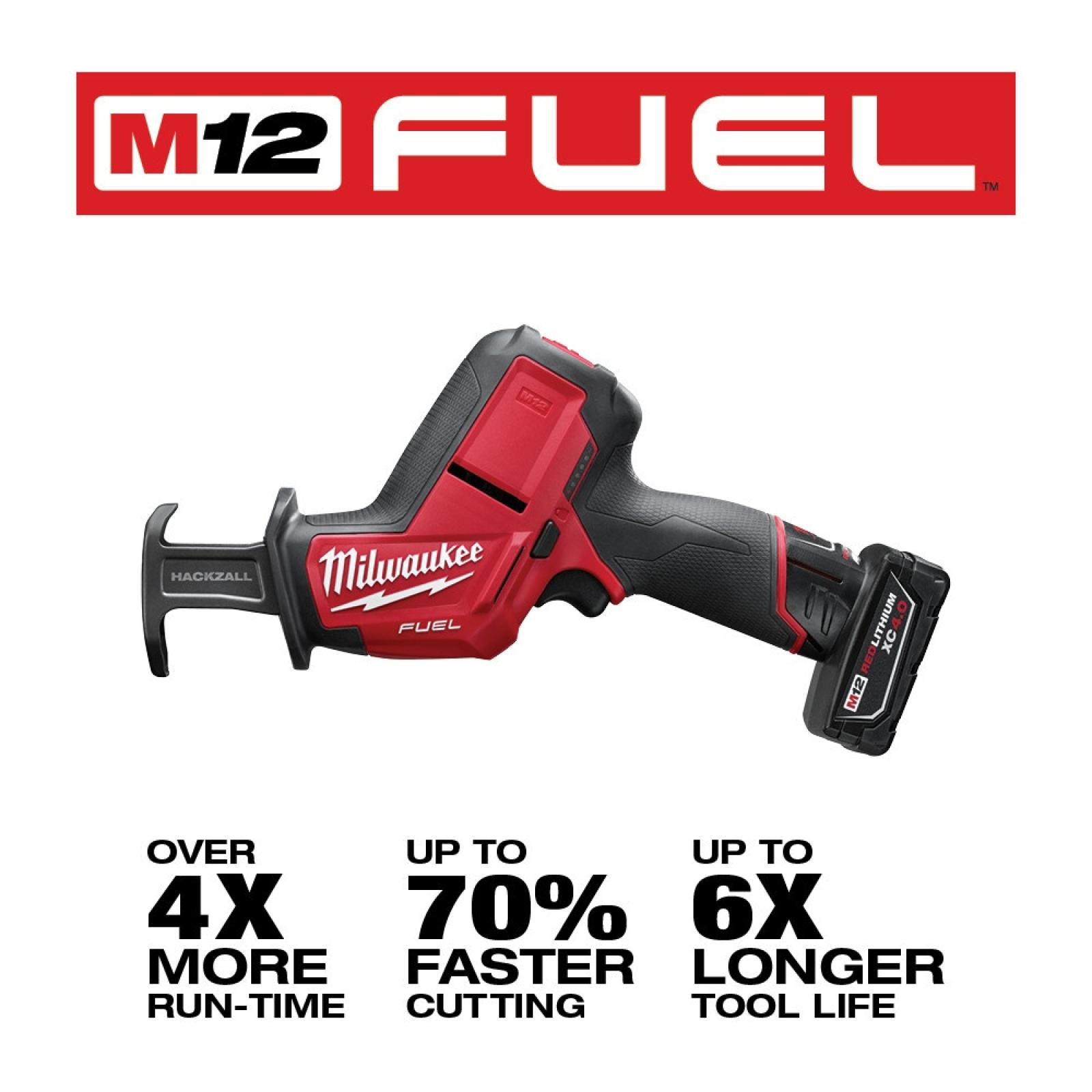 Milwaukee M12 Fuel Hackzall Recip Saw