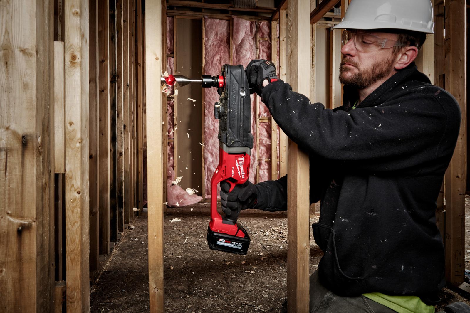 Milwaukee M18 Fuel 18-Volt Lithium-Ion Brushless Cordless GEN 2 SUPER HAWG 7/16 in. Right Angle Drill