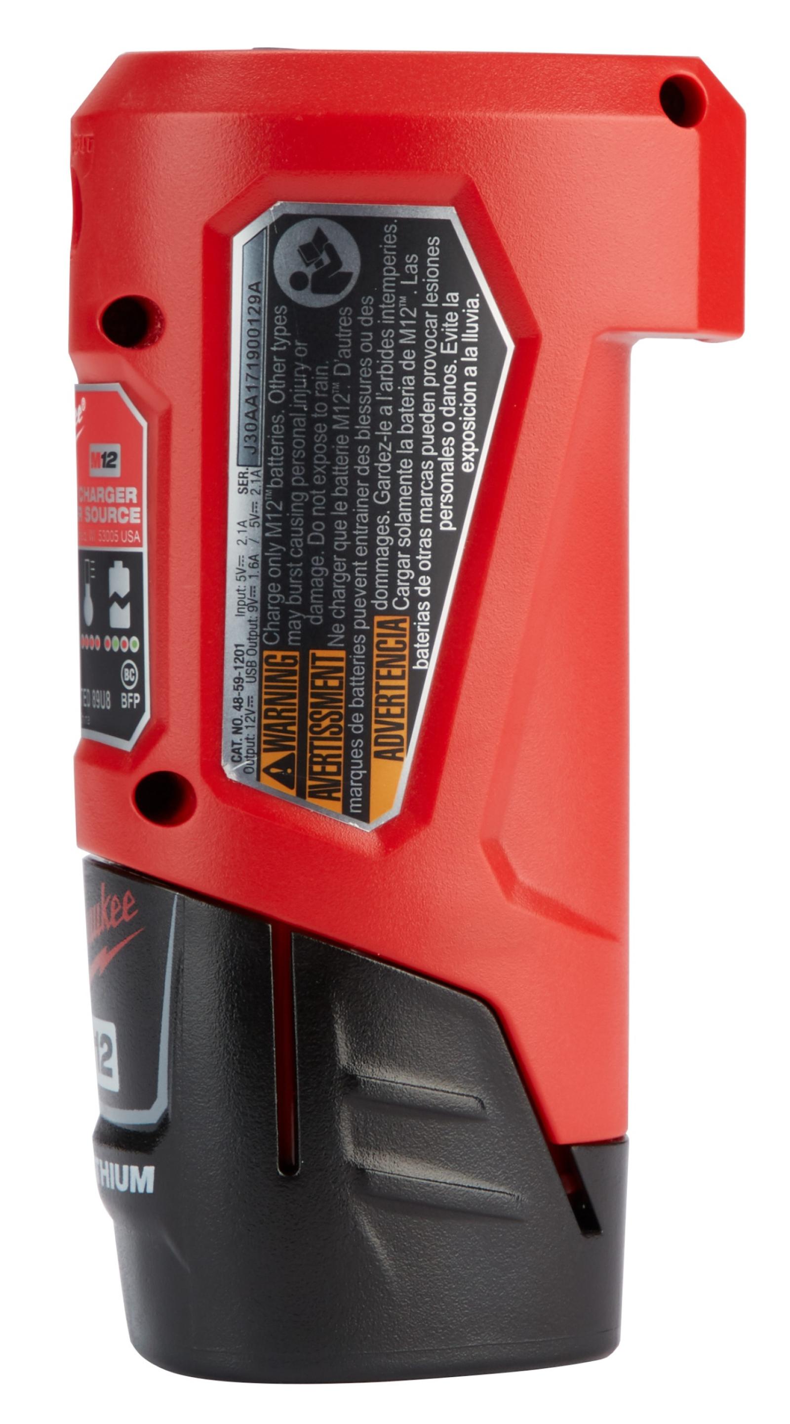 Milwaukee M12 Compact Charger and Power Source