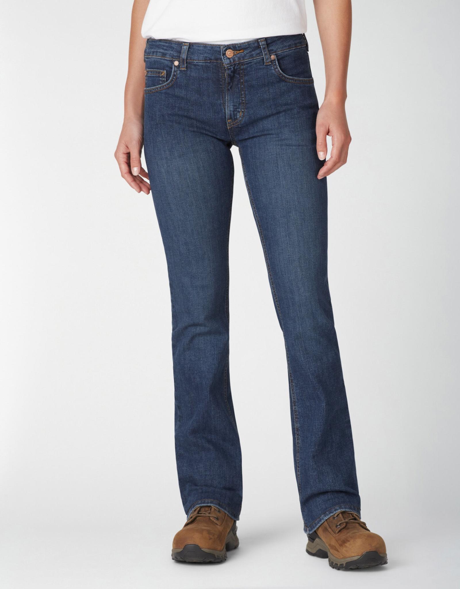 Dickies Women's Perfect Shape Bootcut Stretch Denim Jeans