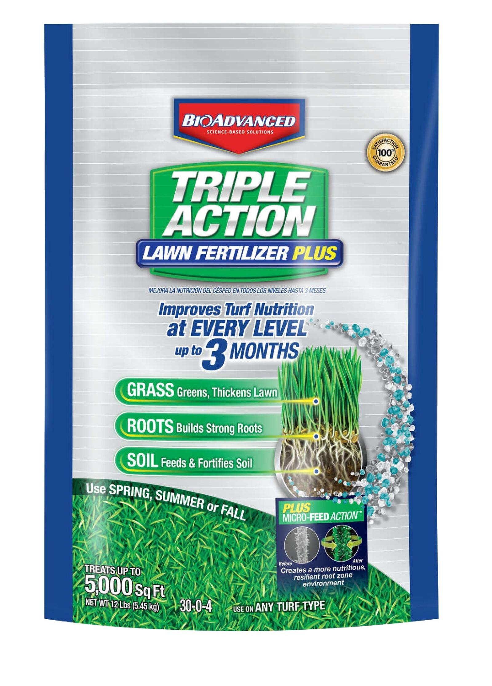 BioAdvanced Triple Action Lawn Fertilizer Plus