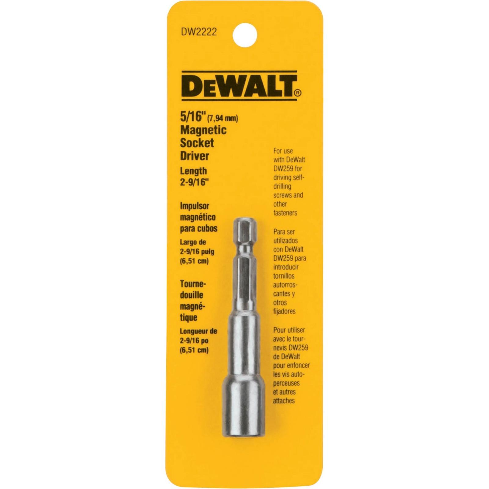 DeWalt Magnetic Socket Drivers 2-9/16"