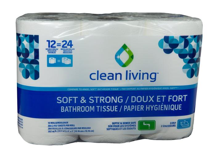 Clean Living Toilet Paper
