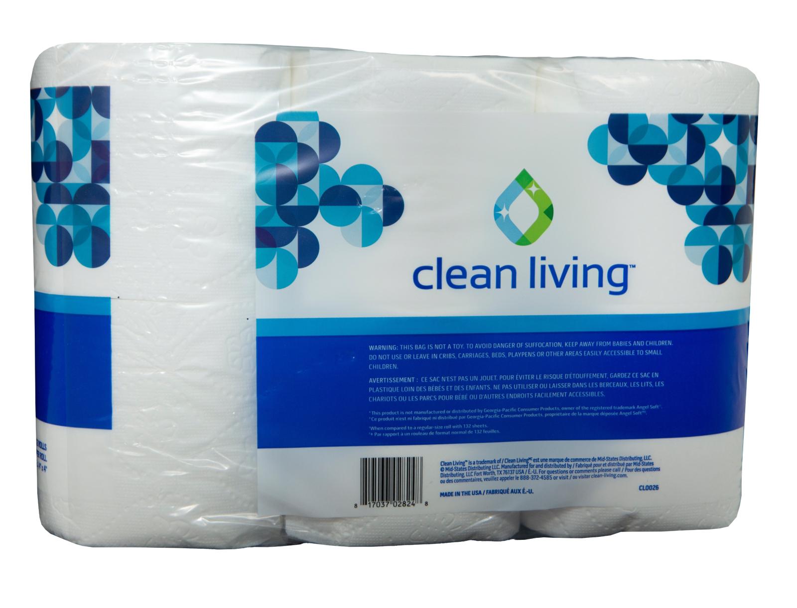 Clean Living Toilet Paper