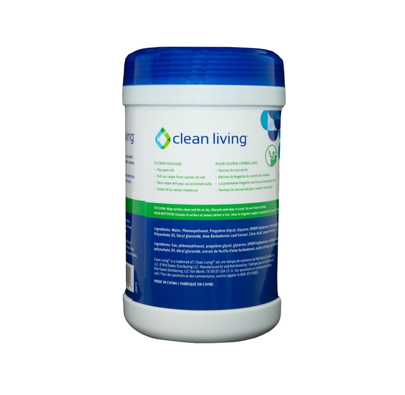 Clean Living All Purpose Wipes