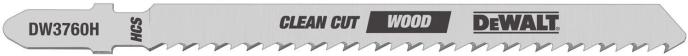 DeWalt 4" Fine Finish Wood Cut HSC T-Shank Jig Saw Blade 10 TPI 5 PC