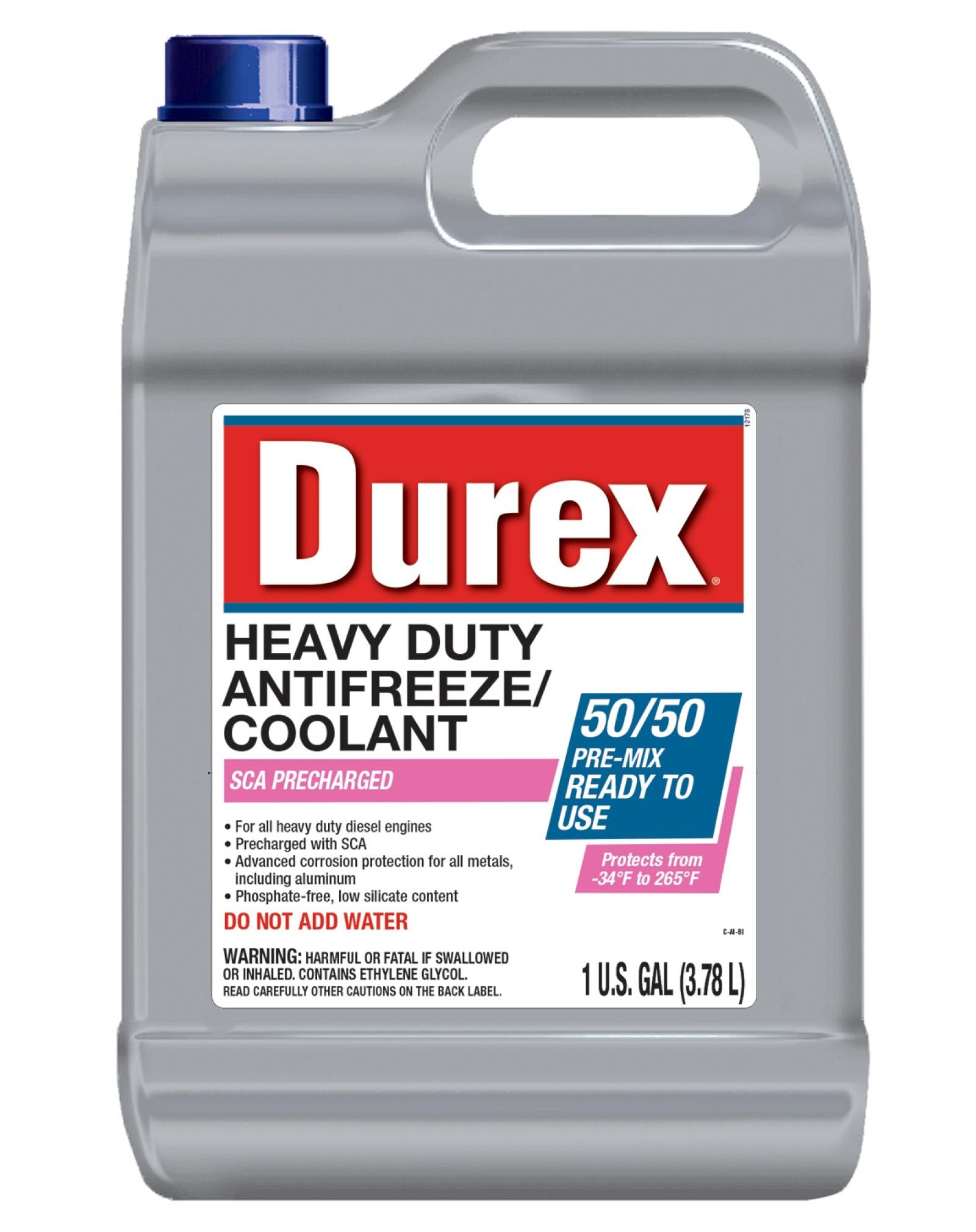 Durex® Heavy Duty SCA Pre-charged Formula 50/50 Antifreeze/Coolant