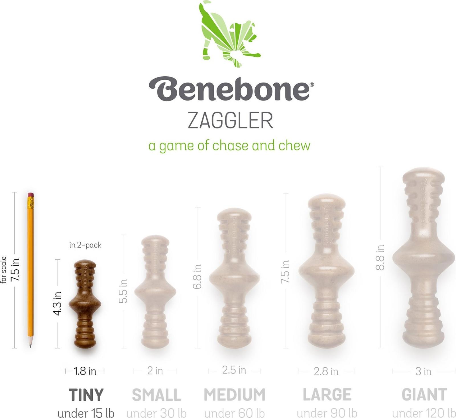 Benebone Tiny 2-Pack with Maplestick & Zaggler