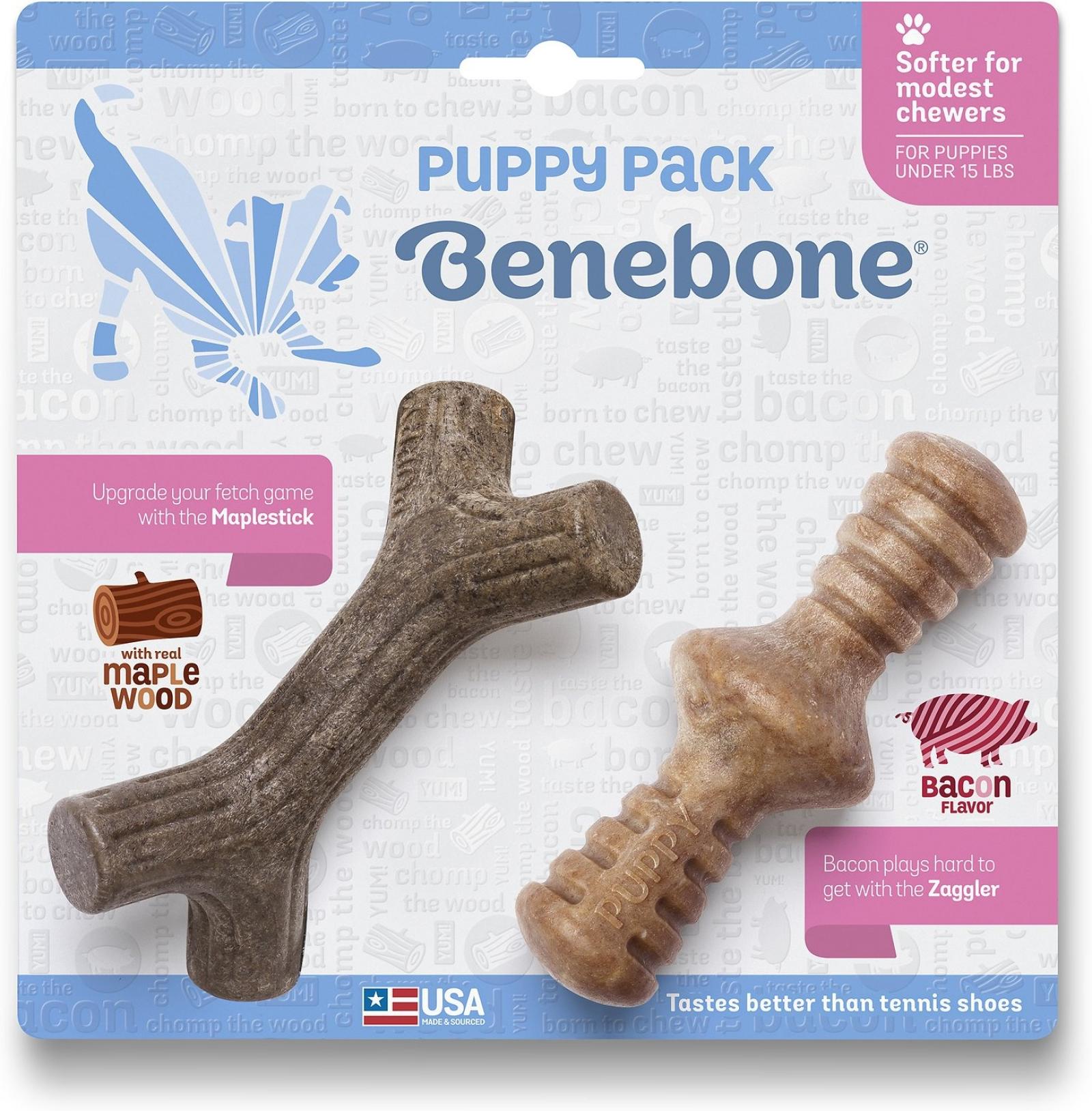 Benebone Puppy Pack with Maplestick & Zaggler