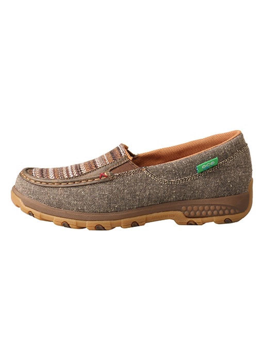 Twisted X Women's Slip-On Driving Moc with CellStretch Profile View