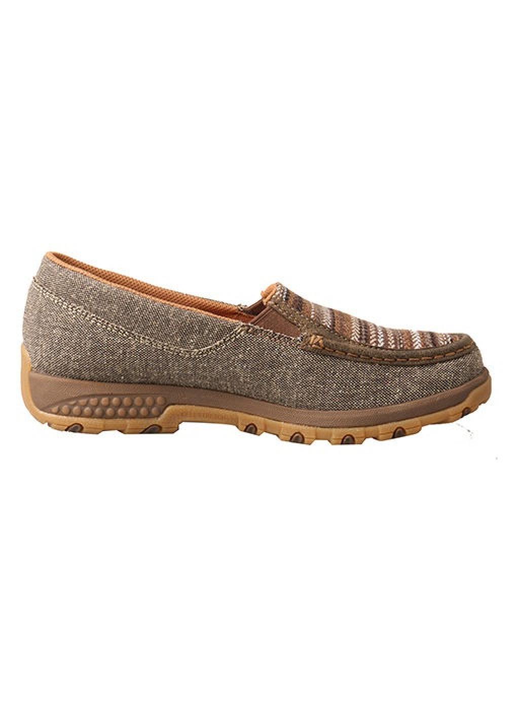 Twisted X Women's Slip-On Driving Moc with CellStretch Profile View