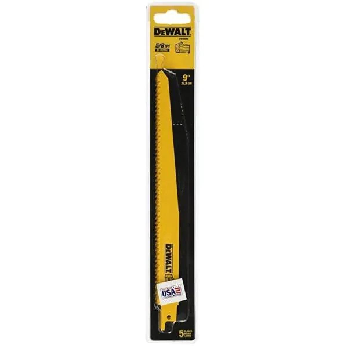 DeWalt Taper Back Bi-Metal Reciprocating Saw Blades