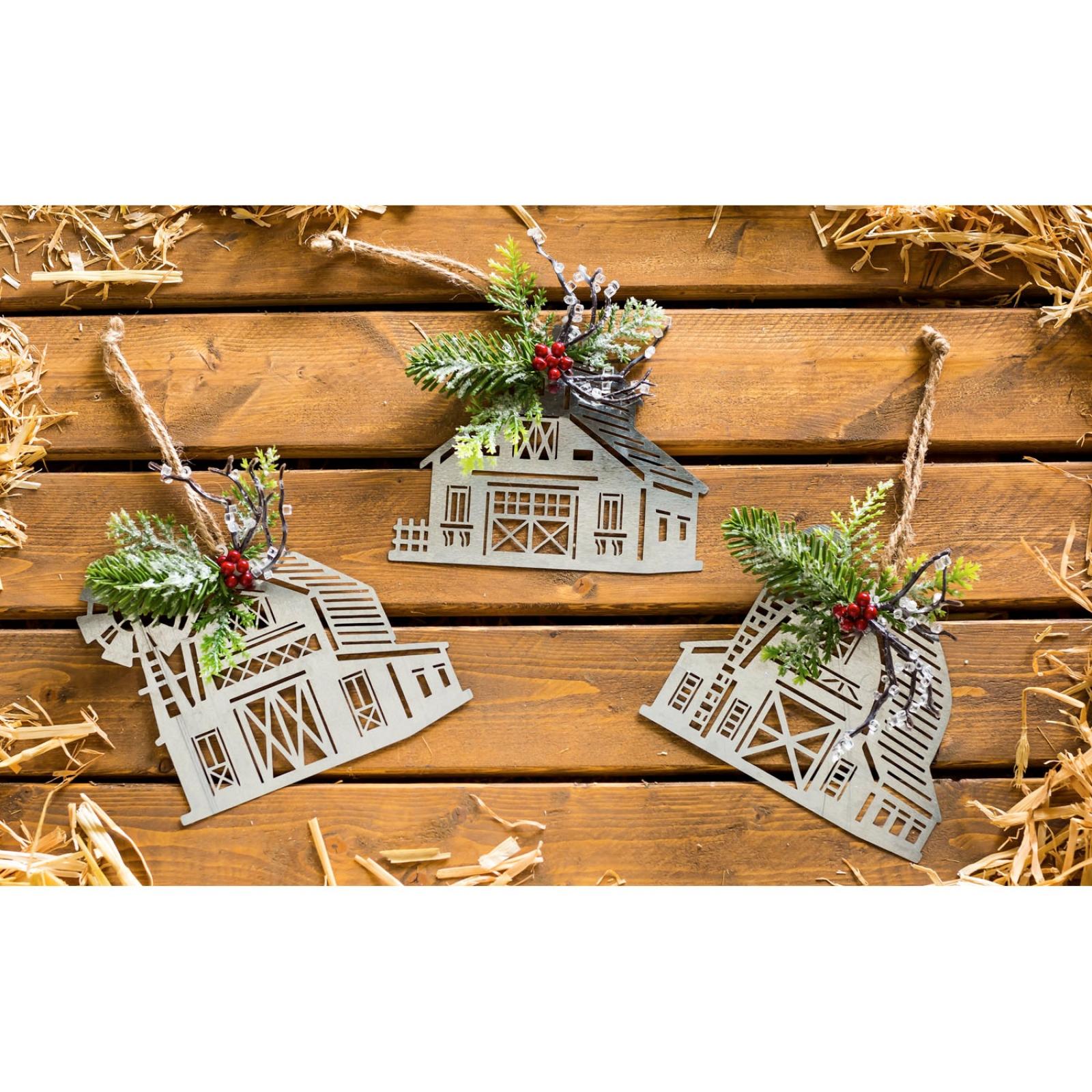 Evergreen Enterprises Assorted Metal Barn Ornaments
