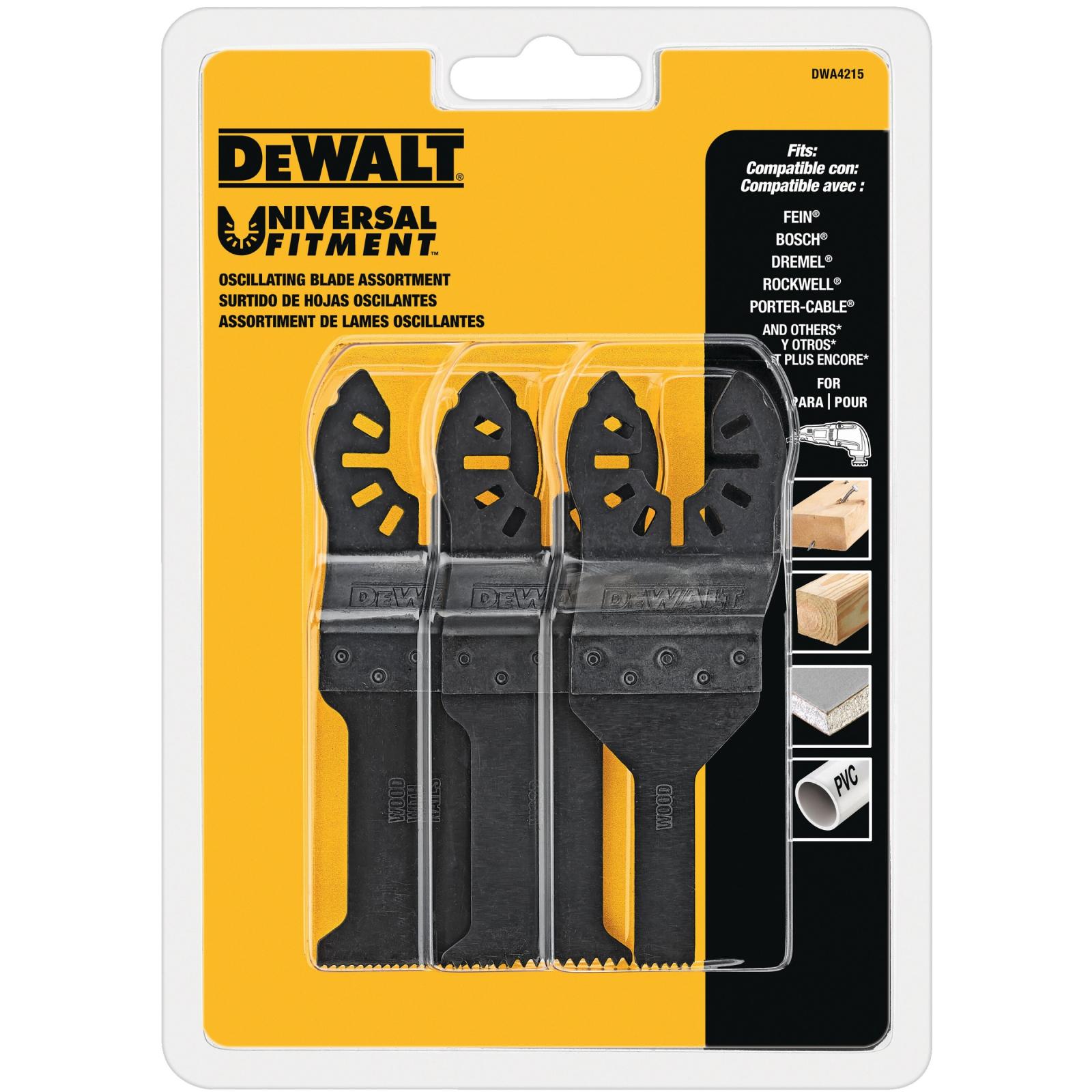 DeWalt Oscillating 3 PC Set