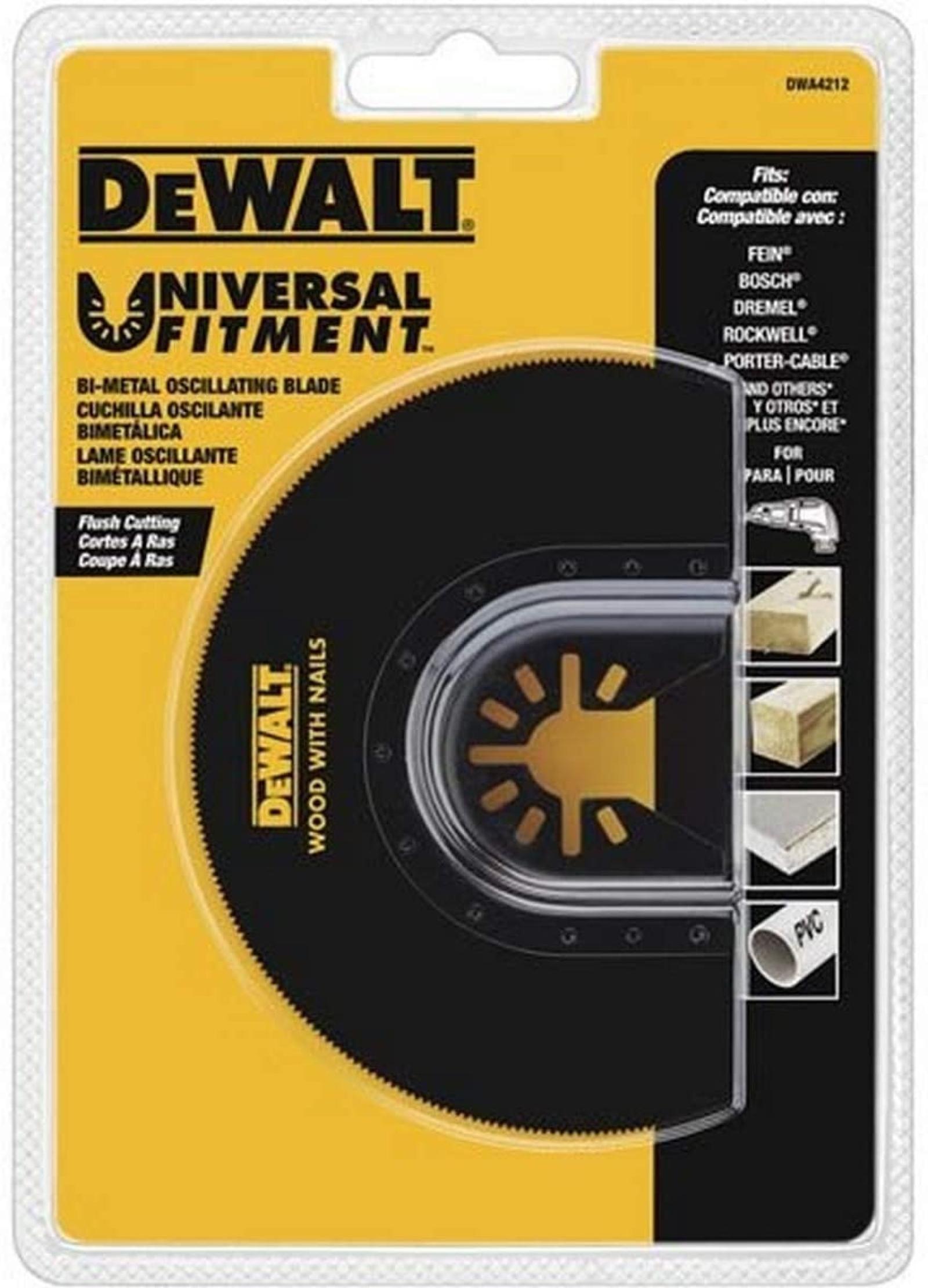 DeWalt Flush Cut Oscillating Blade