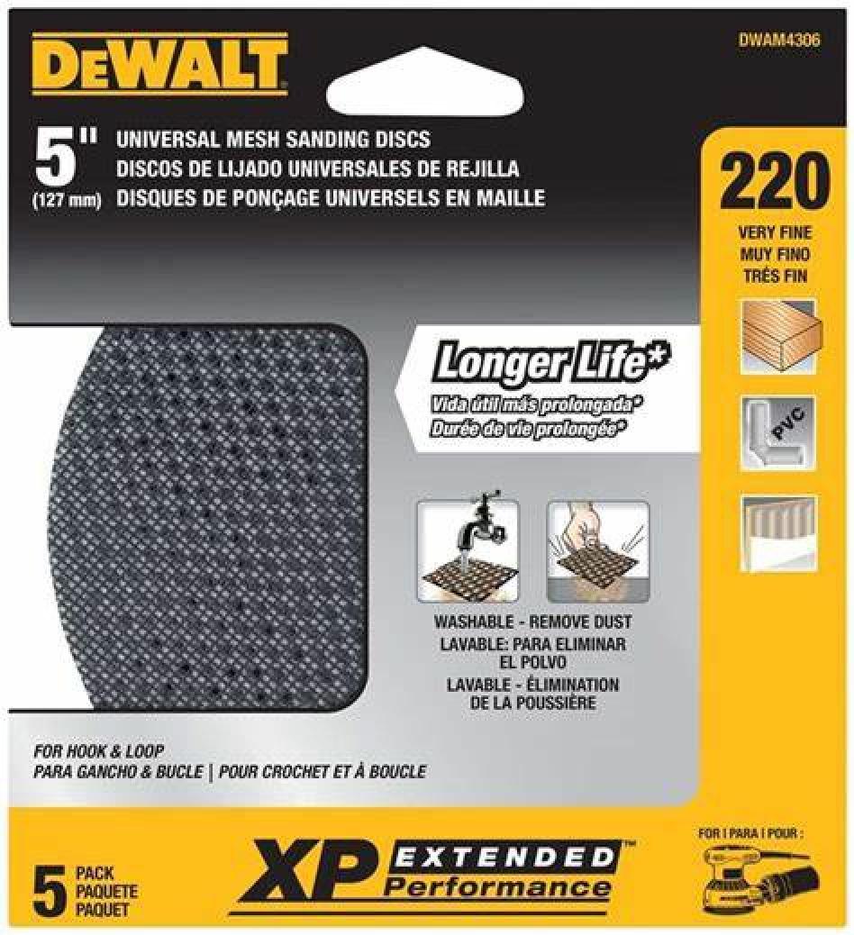 DeWalt Mesh 5" Random Orbit Sand Paper