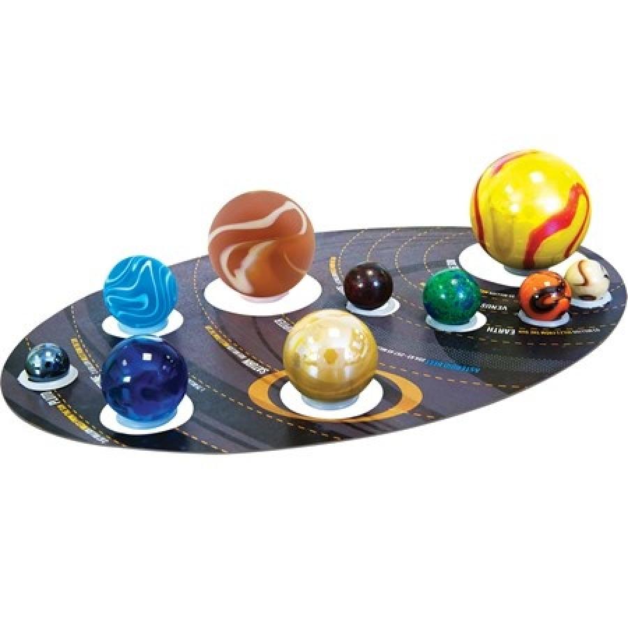 Mega Marbles Solar System Marble Set