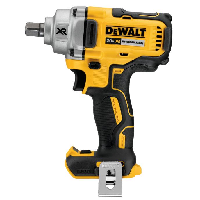 DeWalt 20V MAX XR 1/2" Mid-Range Cordless Impact Wrench With Detent Pin Anvil