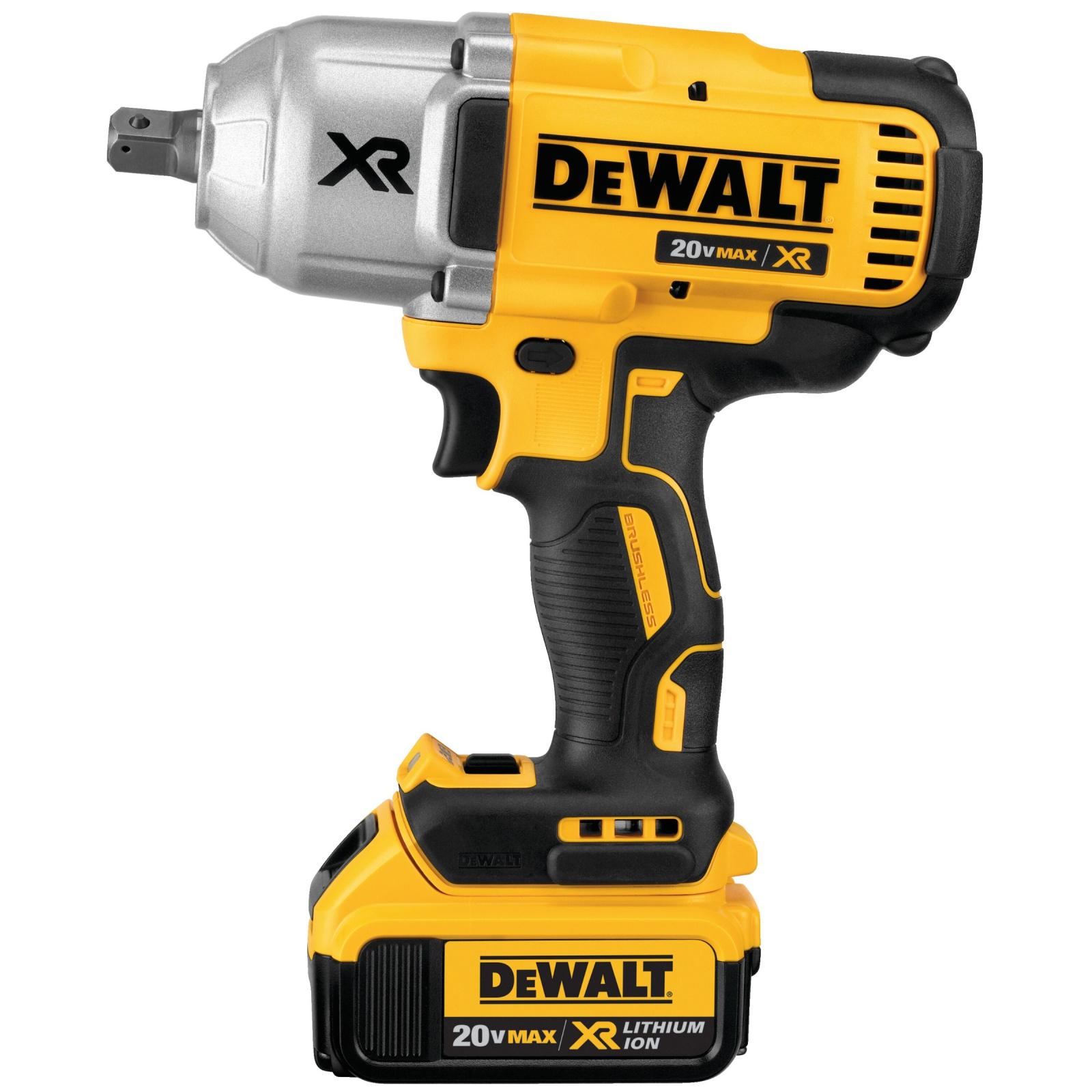 DeWalt 20V MAX XR Brushless High Torque 1/2" Impact Wrench With Detent Pin Anvil