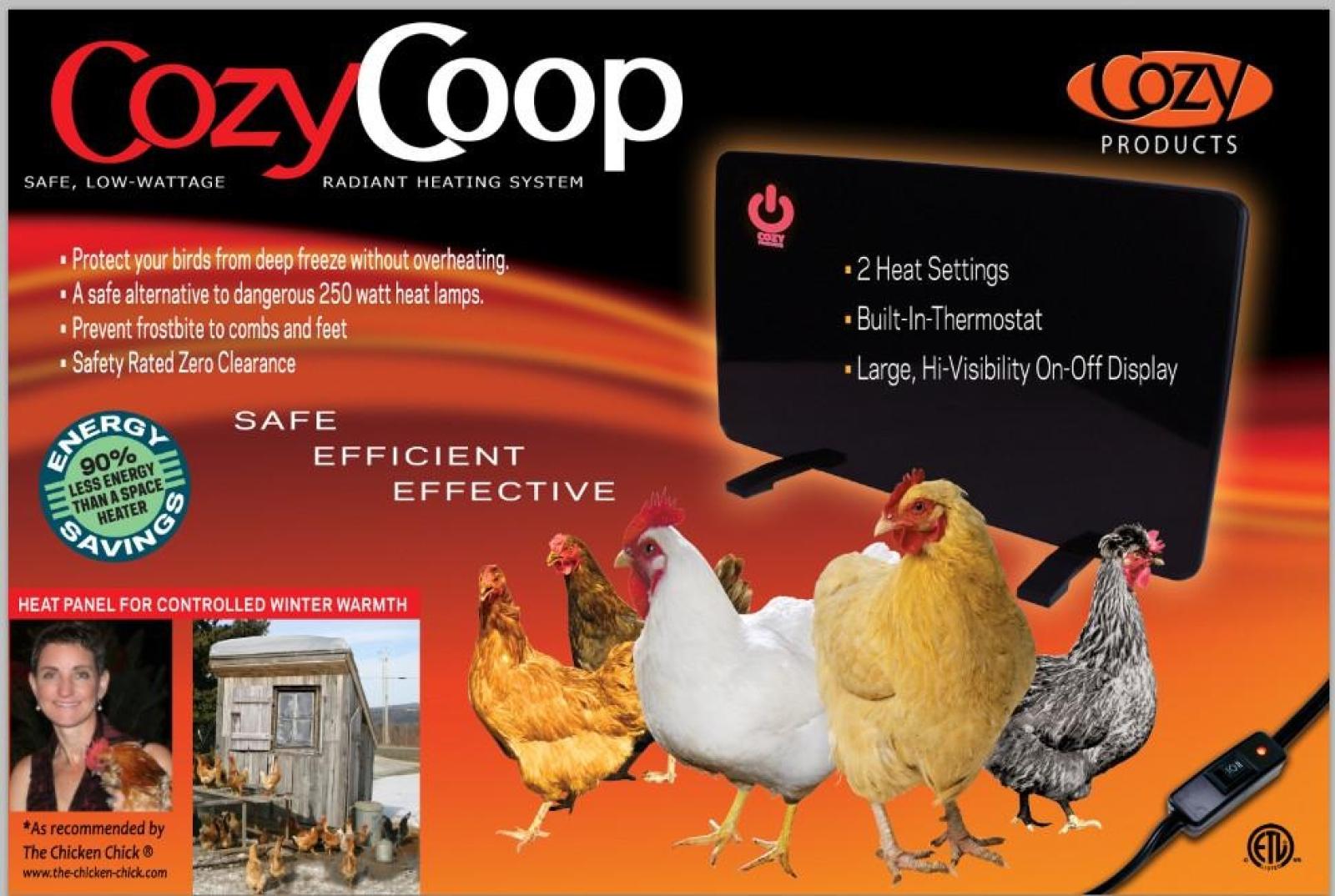 Cozy Coop Chicken Coop Heater