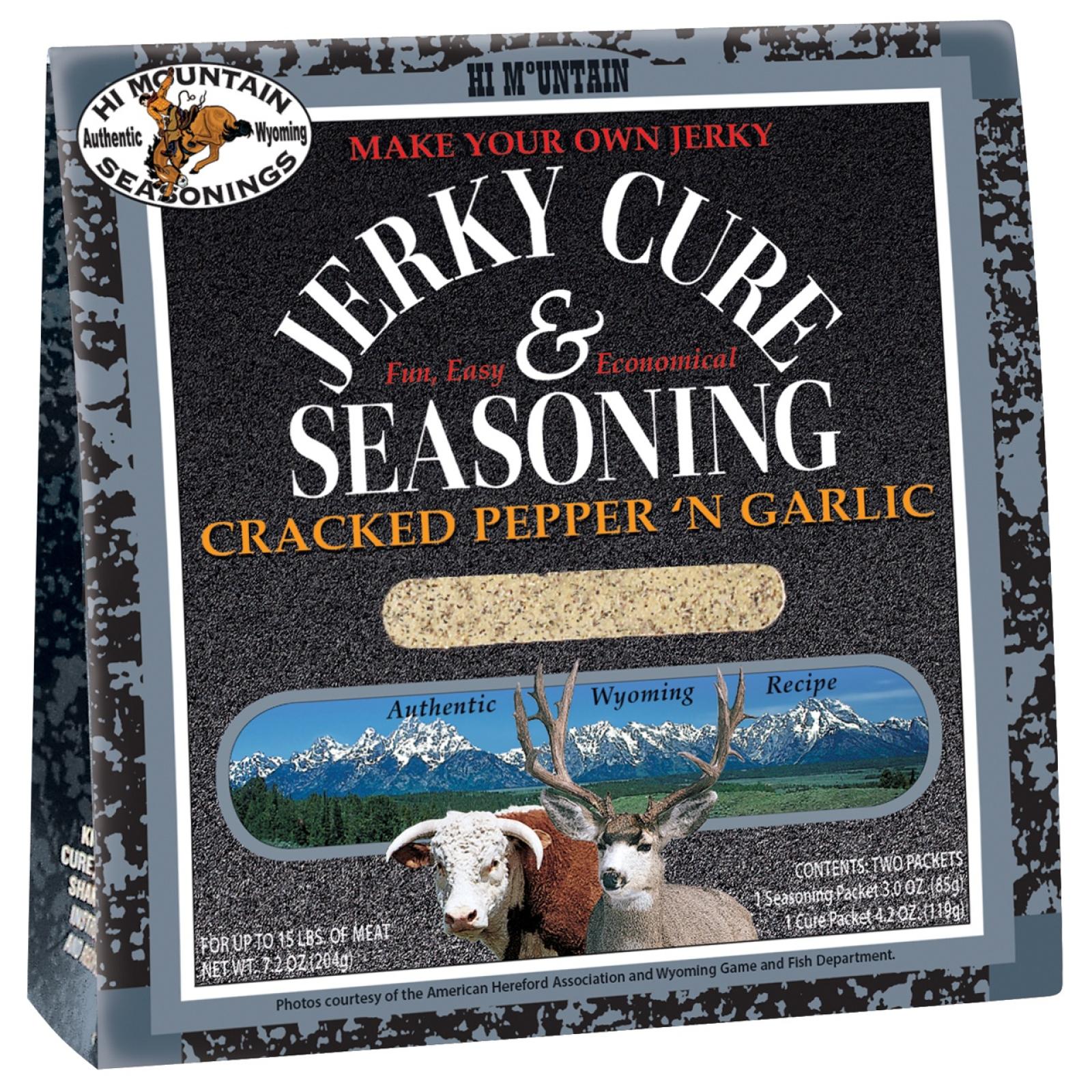 Hi Mountain Cracked Pepper 'N Garlic Blend Jerky Kit