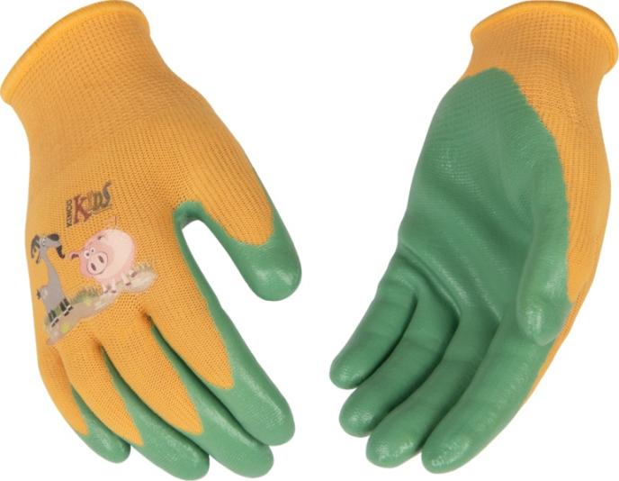 Kinco Boy's Nitrile Palm Gloves
