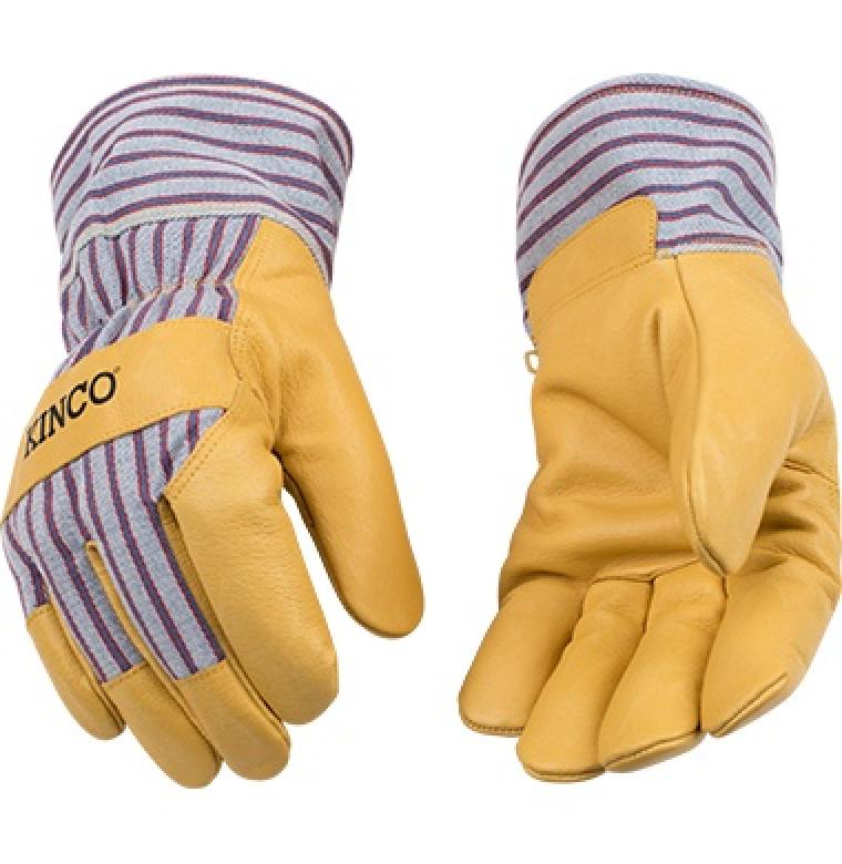 Kinco Lined Premium Grain Pigskin Palm With Safety Cuff