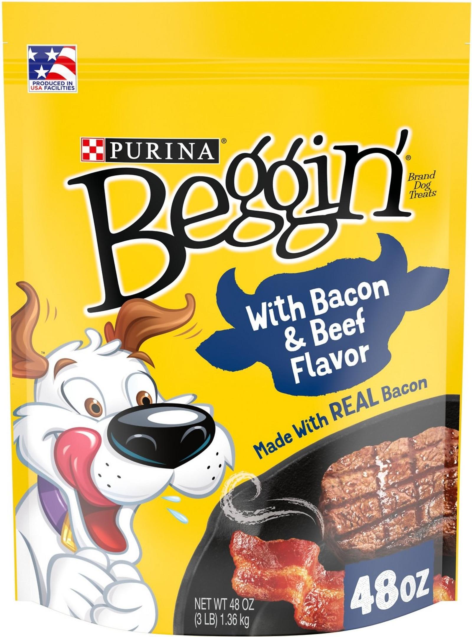 Purina Beggins Strips with Bacon & Beef Flavor