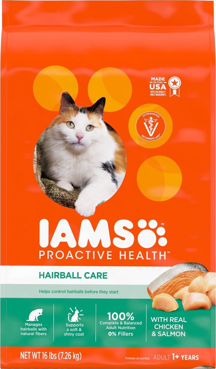 Iams ProActive Health Adult Hairball Care Dry Cat Food