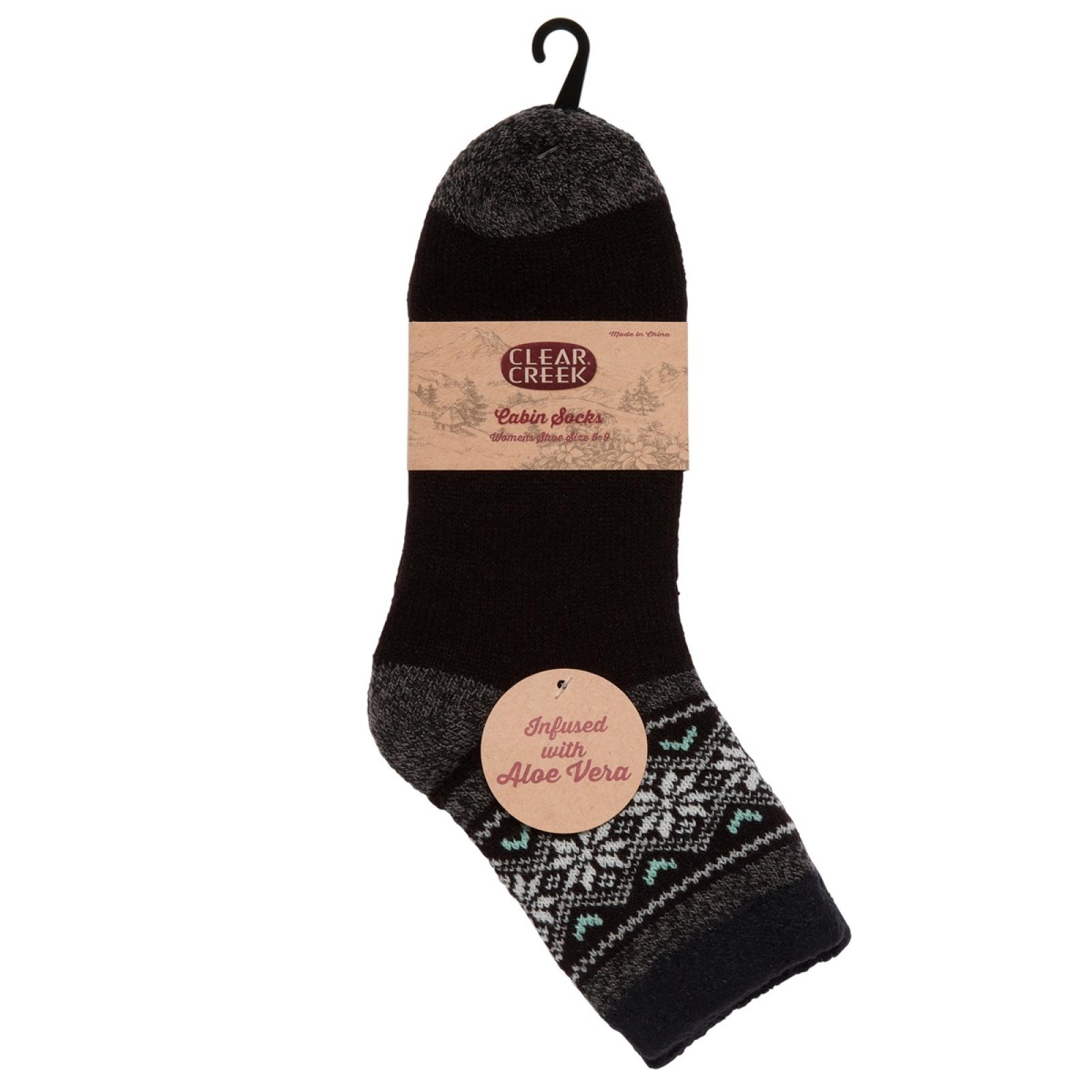 Clear Creek Women's Cabin Sock - Fairisle