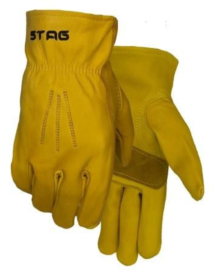 Golden Stag Goatskin Patch Palm Gloves