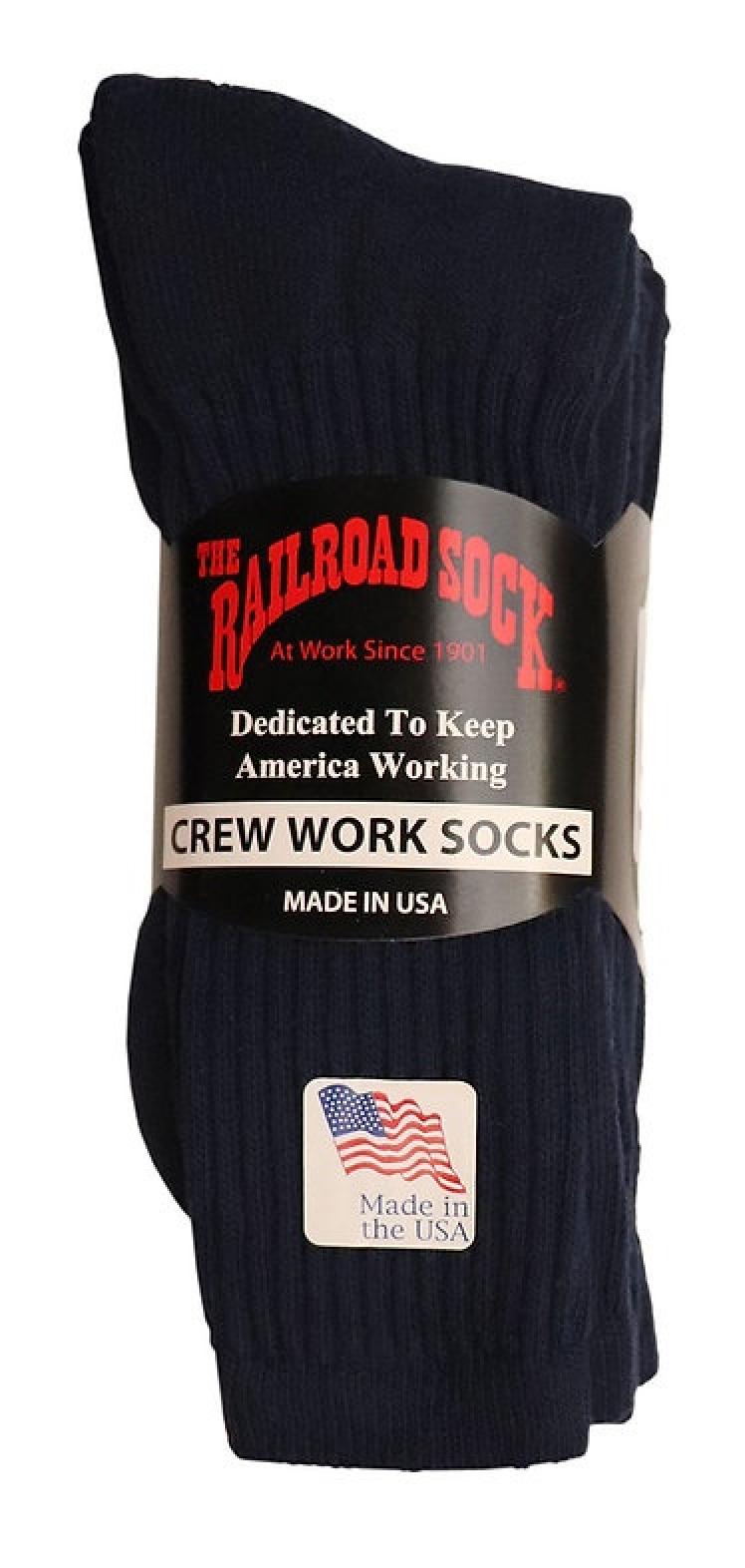 The Railroad Sock Men's Steel Toe Crew Sock