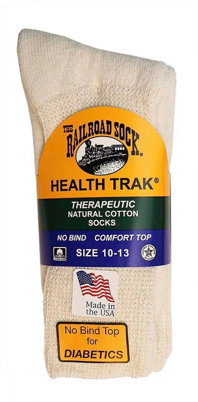The Railroad Sock Men's Diabetic Natural Sock