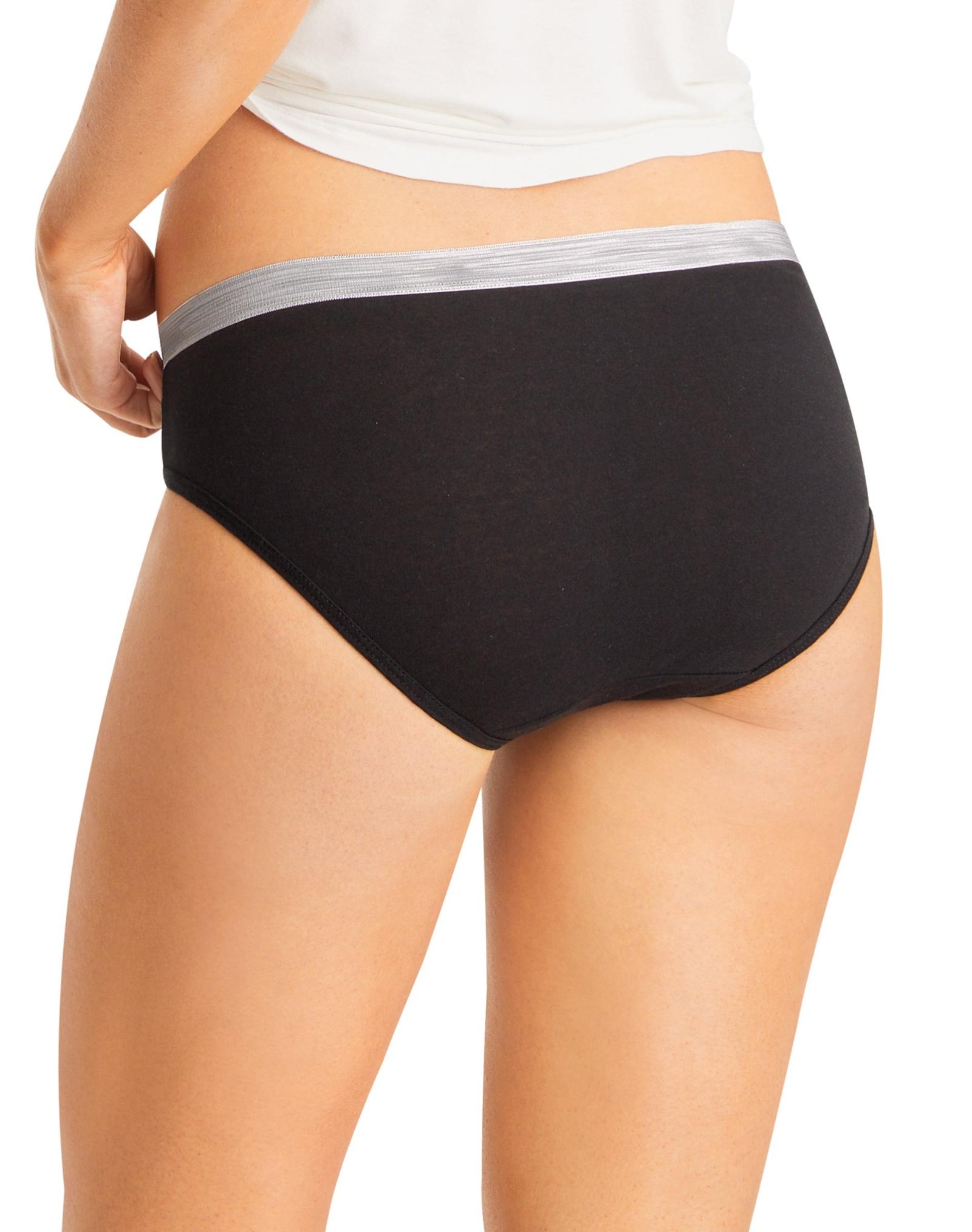 Hanes Women's Cool Comfort Cotton Sporty Hipster Panties, 6 PK