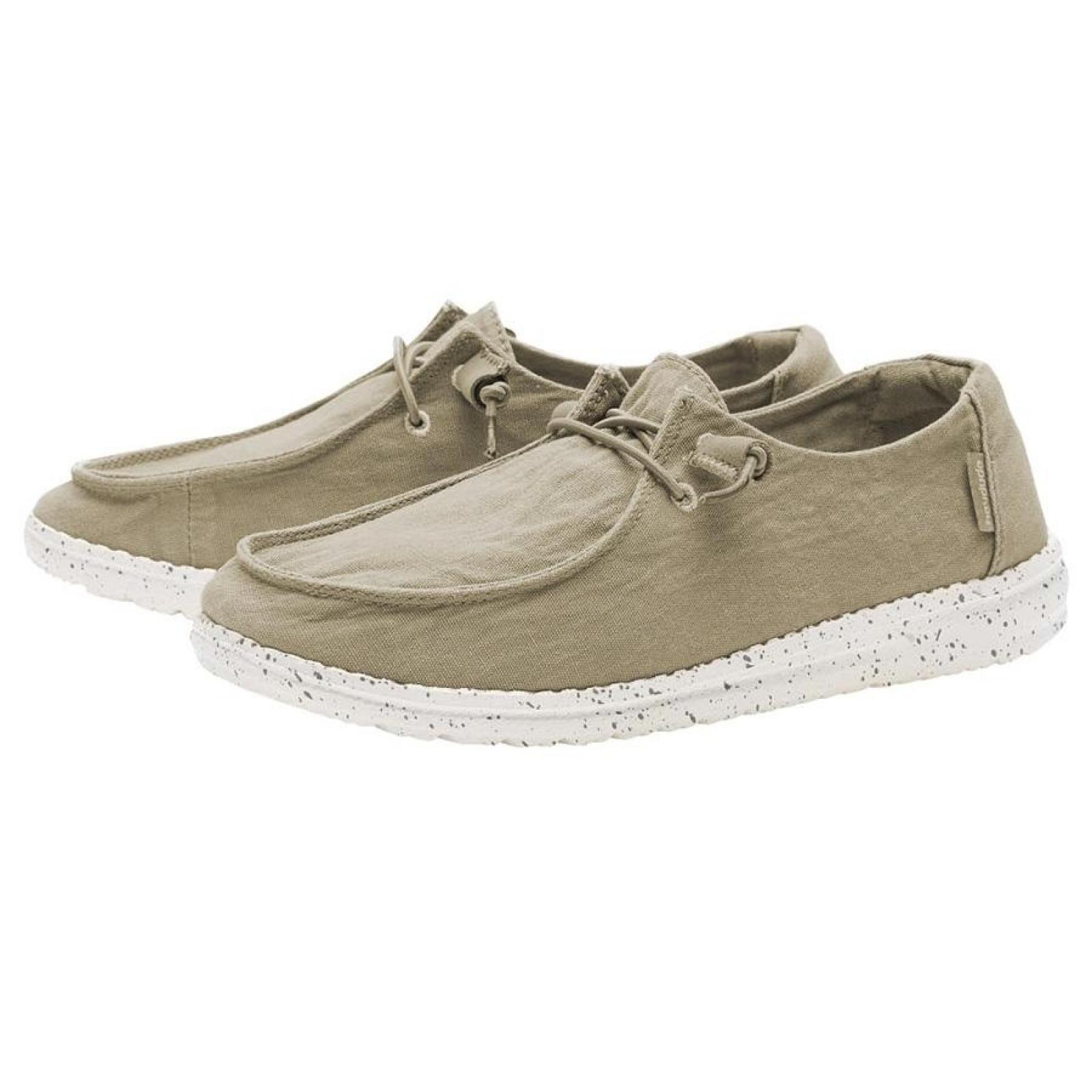 Hey Dude Women's Wendy Grey Profile of Both Shoes