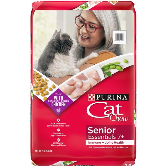 Purina Cat Chow Senior Essentials 7+ Dry Cat Food
