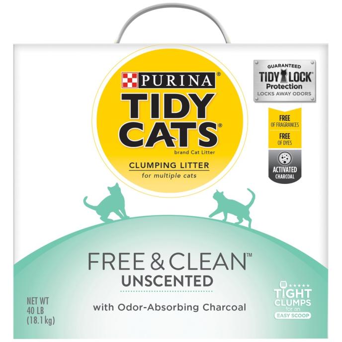 Purina Tidy Cats Free & Clean Unscented Clumping Litter