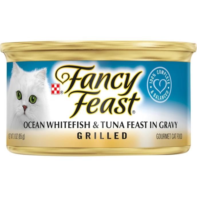 Purina Fancy Feast Grilled Ocean Whitefish & Tuna Feast in Gravy