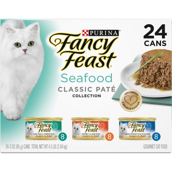 Purina Fancy Feast Seafood Classic Pate Collection