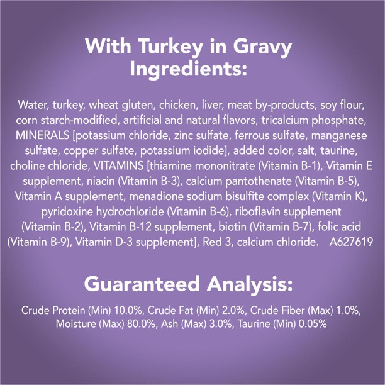 Friskies Tasty Treasures With Turkey & Liver Gravy Wet Cat Food