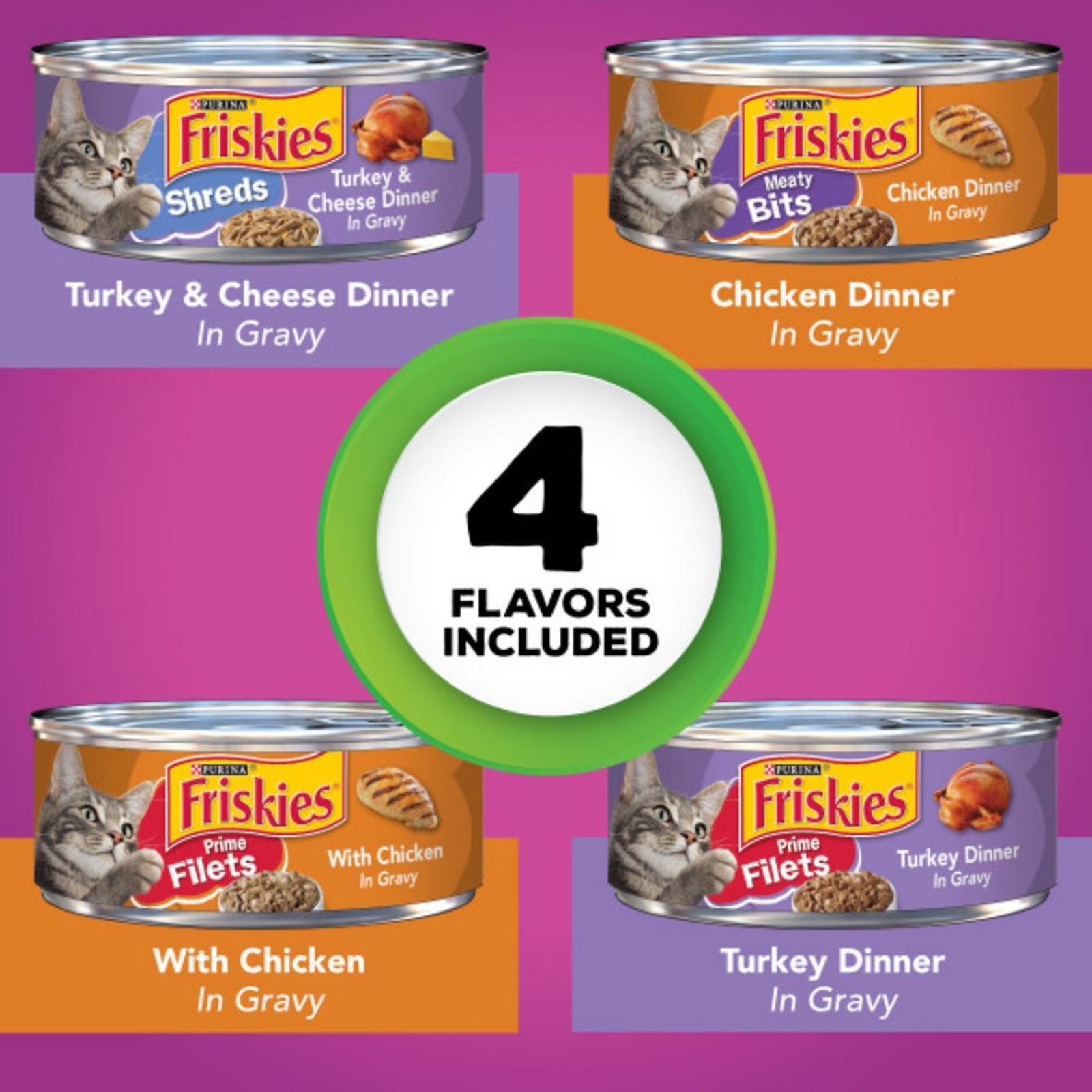 Friskies Poultry Canned Cat Food Variety Pack
