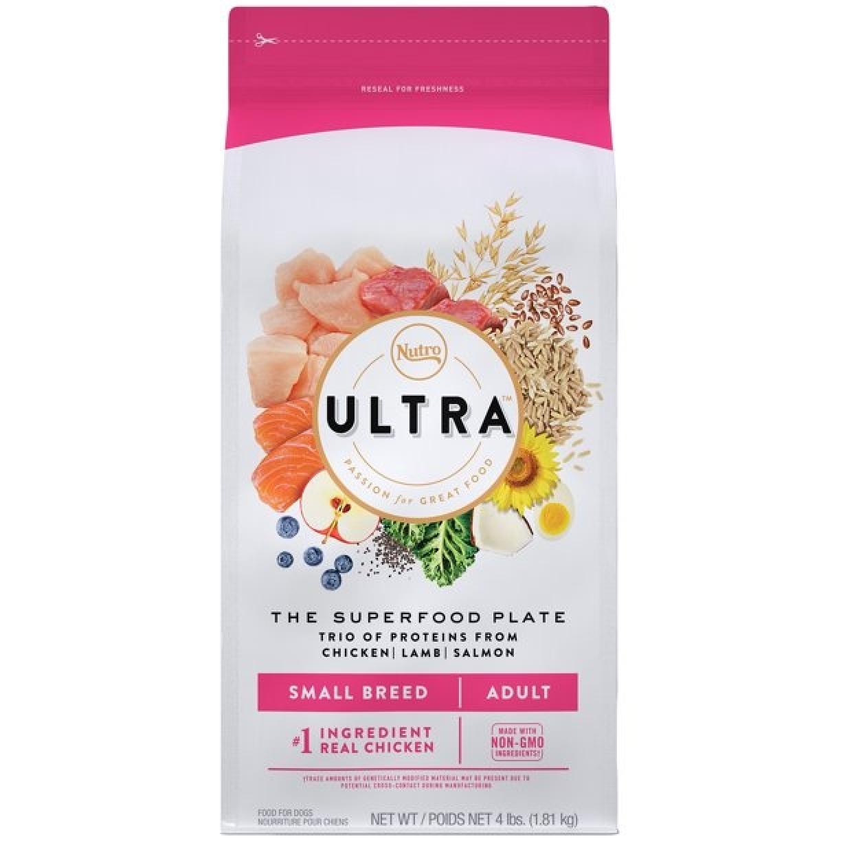Nutro Ultra The Adult Small Breed Superfood Plate