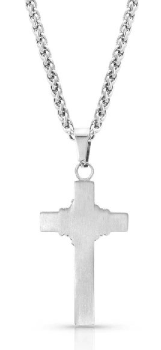 Montana Silversmiths Rope Wrapped Cross Necklace Back