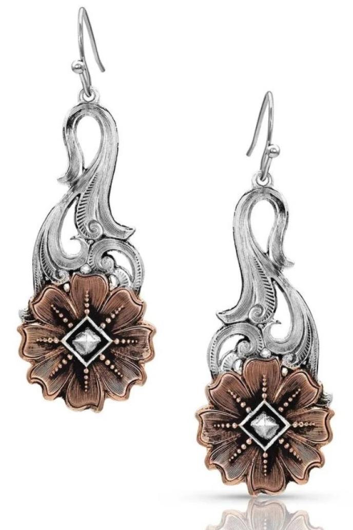 Montana Silversmiths Wildflower Kaleidoscope Earrings