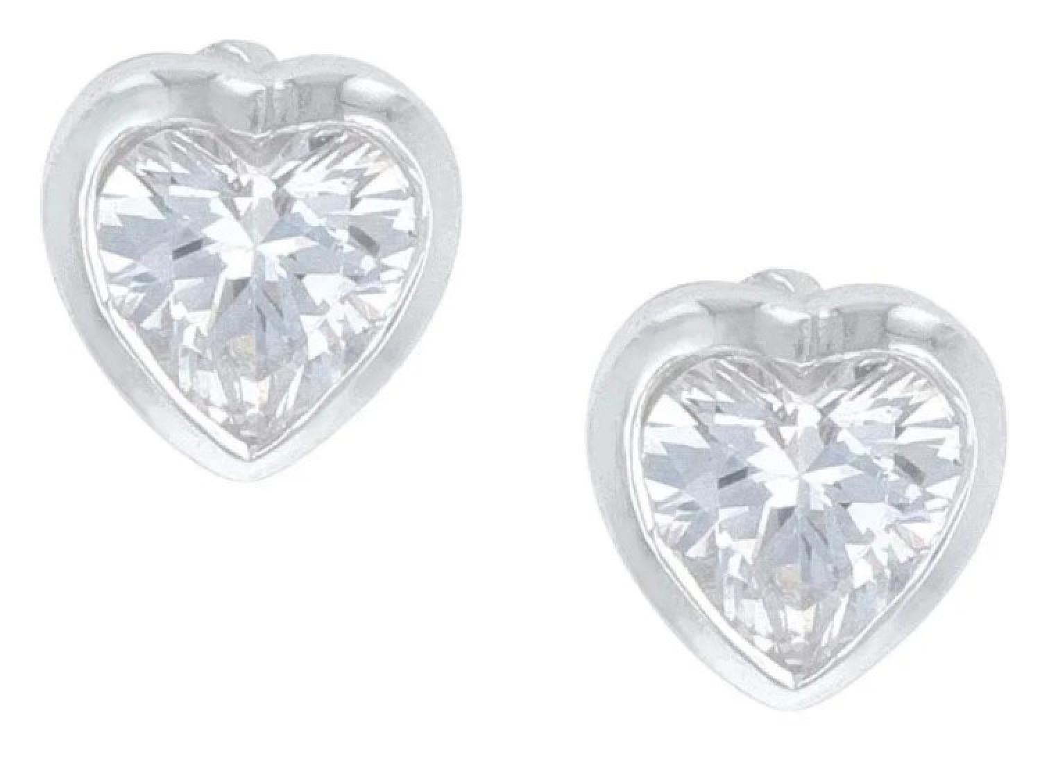 Montana Silversmiths Tiny Heart Crystal Post Earrings