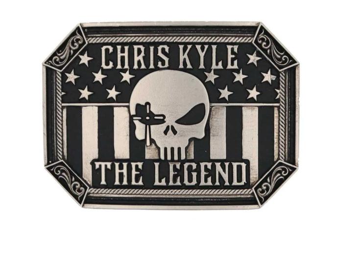 Montana Silversmiths The Legend Chris Kyle Attitude Belt Buckle