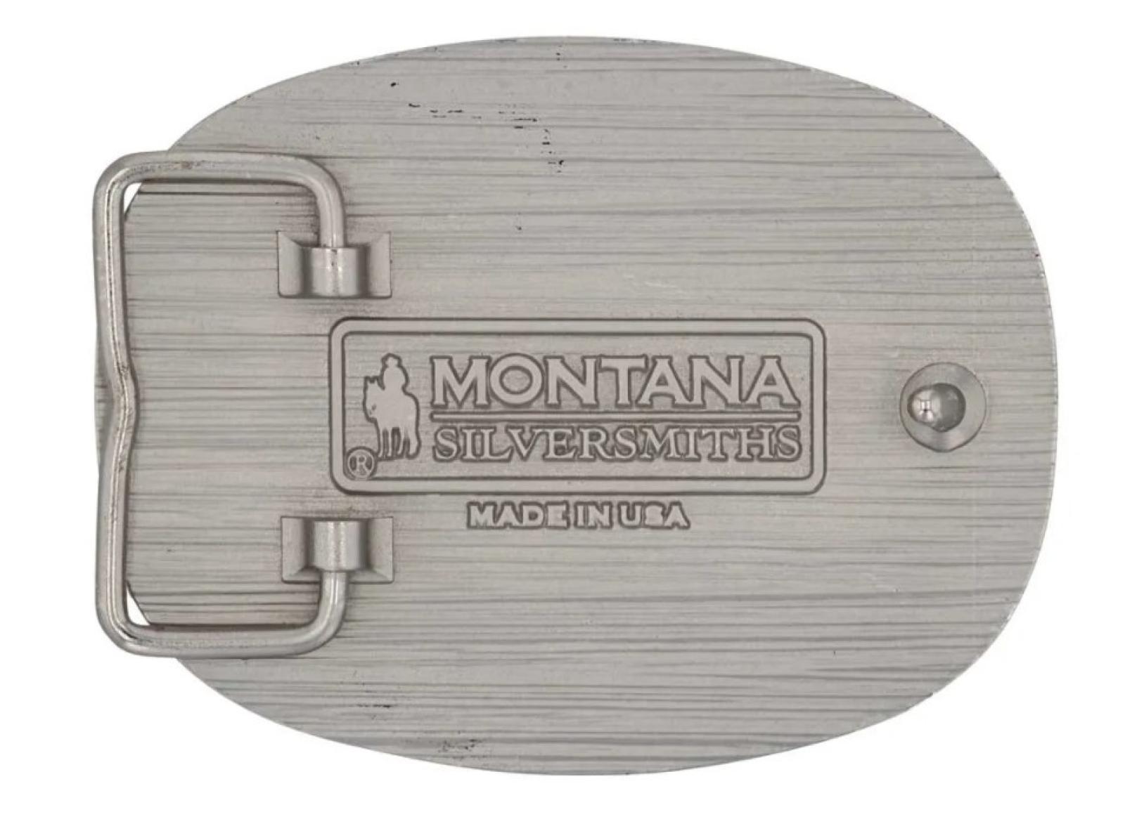 Montana Silversmiths Don't Tread On Me Roped Attitude Buckle Back