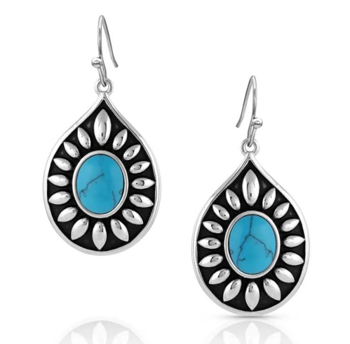 Montana Silversmiths Intuition Turquoise Earrings